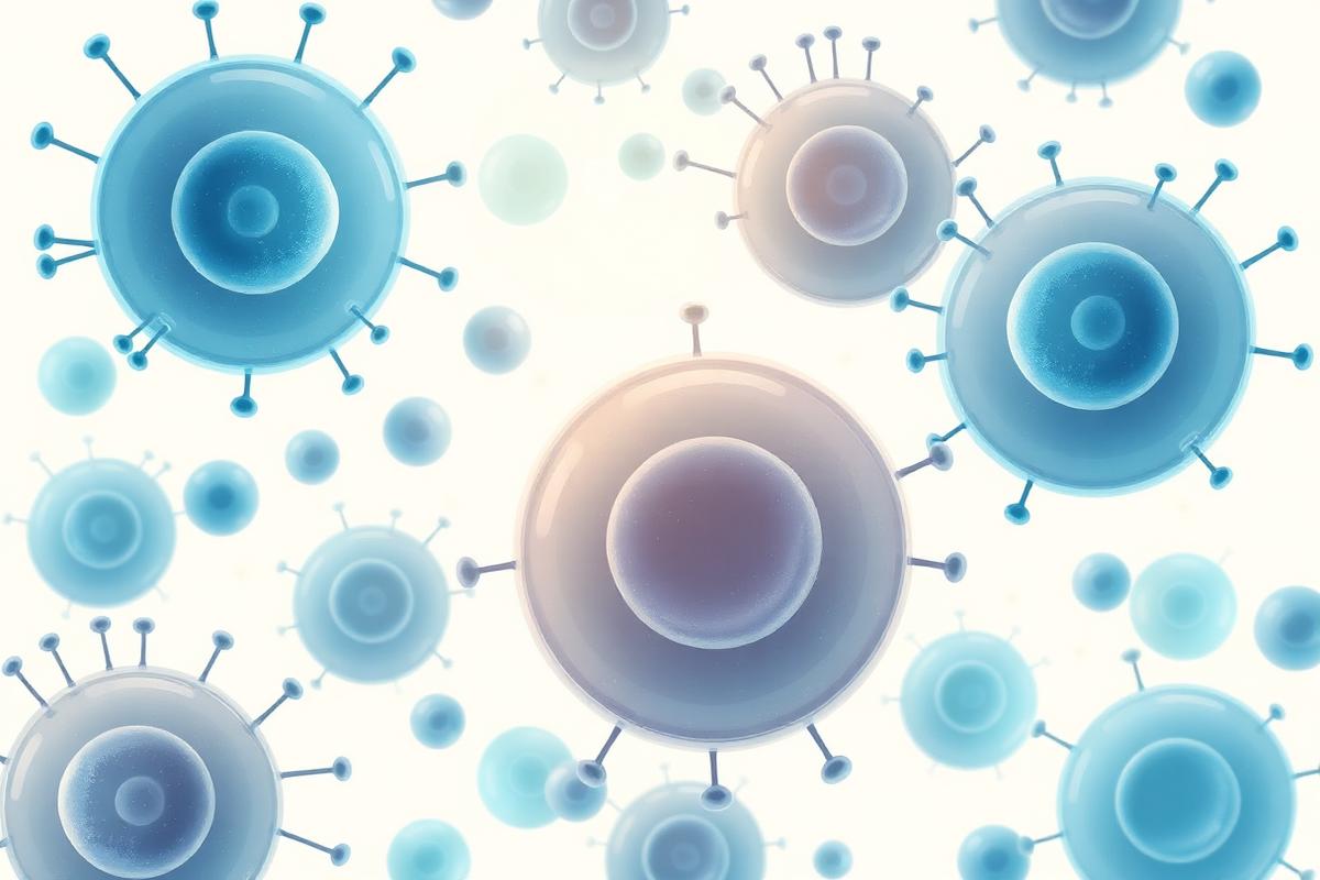 Multiple Myeloma Multiple myeloma care — bone marrow plasma cell illustration