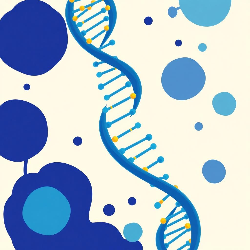 Guillain-Barré Syndrome Guillain-Barré Syndrome — editorial illustration of a dna double helix representing genetic conditions