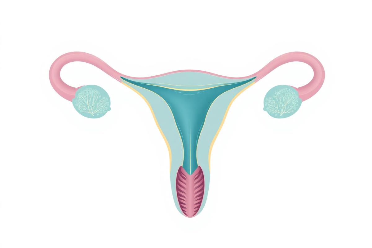 Uterine Cancer Uterine cancer care — uterus anatomy illustration